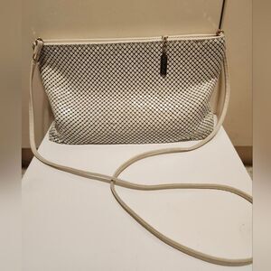 Vintage Mint '60s Whiting & Davis Ivory Mesh Evening Shoulder/Crossbody Bag USA